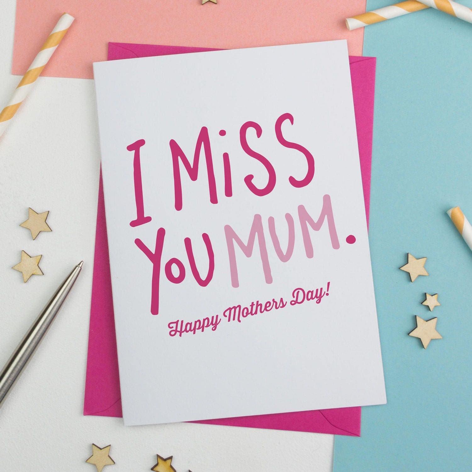 I Miss You Mother's Day Card - Etsy