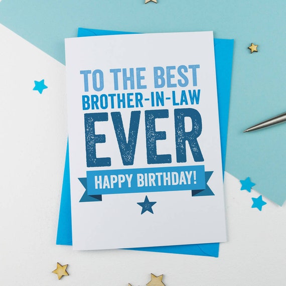 A La Carte Danniversaire Du Meilleur Beau Frere Etsy A La Carte Danniversaire Du Meilleur Beau Frere Etsy