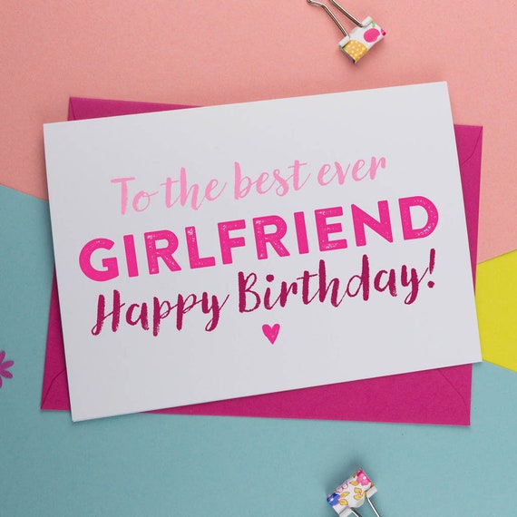Super Beste vriendin ooit Vriendin verjaardagskaart | Etsy ZQ-42