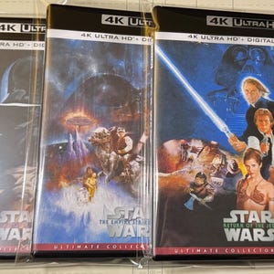 Project 4K 4K77 4K80 4K83 The Star Wars Trilogy Original Theatrical Cuts Set 4K UHD Blu Ray