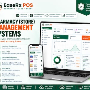 EaseRx POS – Logiciel de gestion de pharmacie et de point de vente