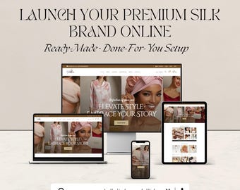 Luxury Silk Brand WordPress Store – Ready-Made Website Template for Ecommerce