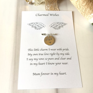 PiercingJak Wedding Bouquet Personalized Photo Charm Memorial Keepsake Boutonniere Pin Brooch Picture Custom Memorial Gift For Mother Of Bride Or Groom
