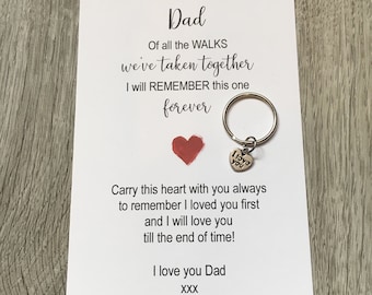 Father of the bride, father of the bride keepsake, wedding party gift, dad on wedding day, wedding favours, dad from daughter gift, dad card
