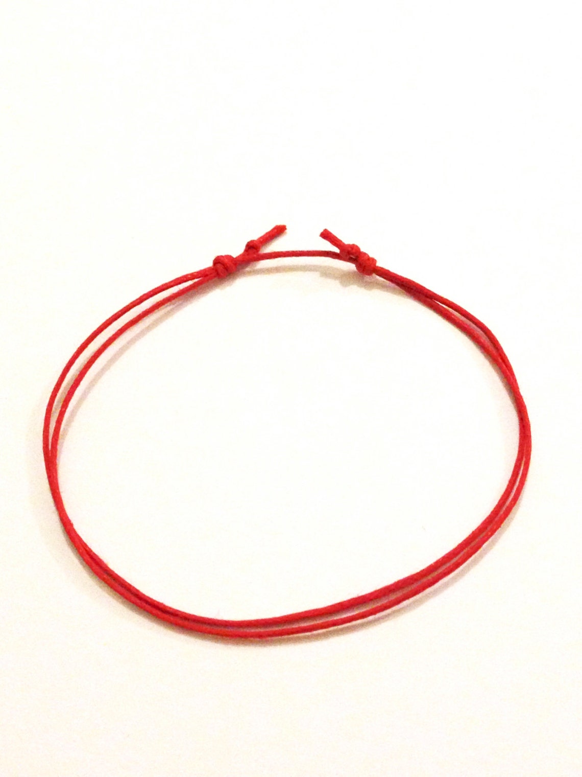 2 x Red string anklet Red thread anklets String of fate Etsy