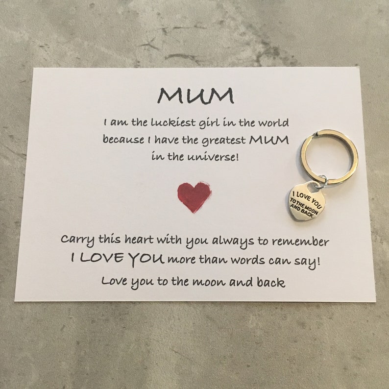Mum Gifts Gifts for Mum Mothers Day Keyring Mum Birthday Etsy UK