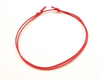Red string anklet, Red thread anklets, String of fate, Jewish jewellery, Protection anklet, string anklet, Red string ankle bracelet x 2