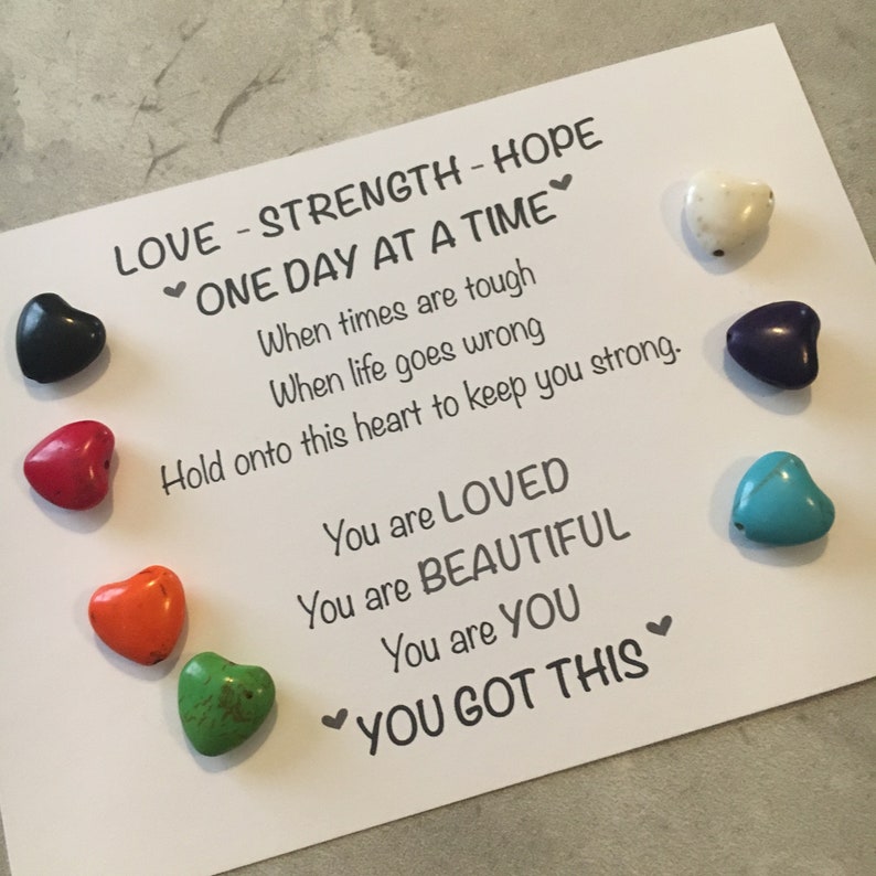 Thinking of you gift strength bracelet hope bracelet  Etsy
