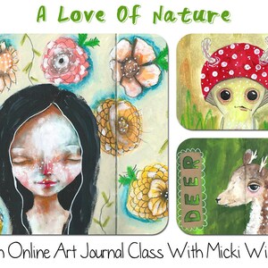 A Love Of Nature A self paced online art workshop with Micki Wilde. image 2
