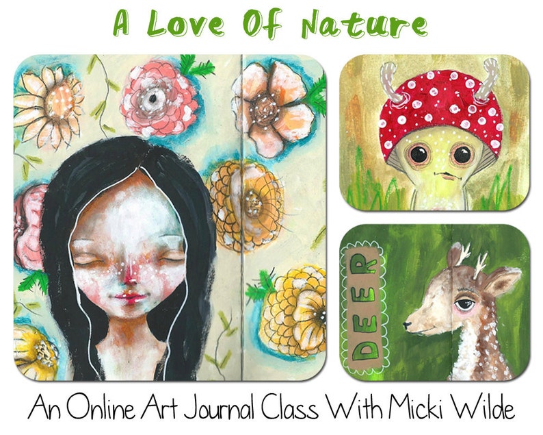 A Love Of Nature A self paced online art workshop with Micki Wilde. image 2