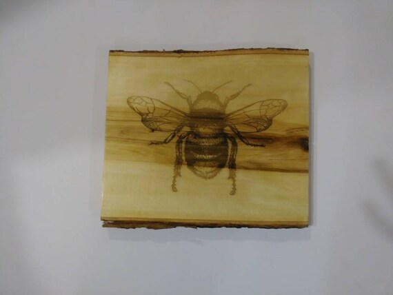 Honeybee Art Bee Picture Bee Decor Beekeeper Gift Animal Etsy