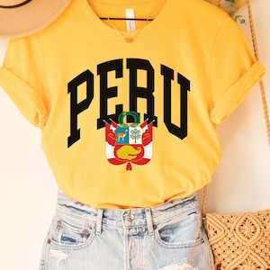 Peru Tee, Peru shirt, Peru tshirt, Peru trikot, Peru Jersey, Peru soccer dress, Peru fans gift, Peru world cup, Peru Flag