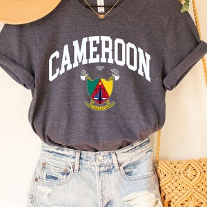 Cameroon Tee, Cameroon tee shirt, Cameroon shirt, Cameroon Flag T Shirt, Cameroon Africa Cup of Nations, Cameroon