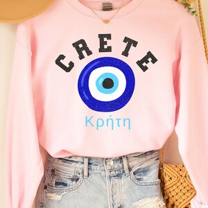 Crete Sweatshirt, Crete Shirt, Greek Island Tee, Greece T-shirt, Crete vacation, Crete gift, Crete trip,Crete Greece, Greek Island