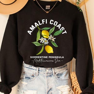 Amalfi Coast Sweatshirt, Amalfi Coast Shirt,Amalfi Coast, Amalfi Coast Shirt, Italy Shirt, Positano, Capri, Vacation Shirt, Travel Shirt