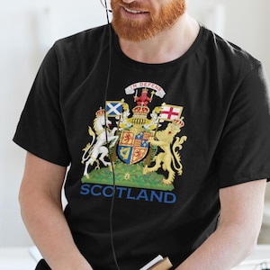Scotland Tee, Scotland Tshirt, United Kingdom Shirt, Crewneck Scotland, Matching Gifts Family Trip, Edinburgh Souvenir, Scotland