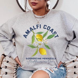 Amalfi Coast Sweatshirt, Amalfi Coast Shirt,Amalfi Coast, Amalfi Coast Shirt, Italy Shirt, Positano, Capri, Vacation Shirt, Travel Shirt