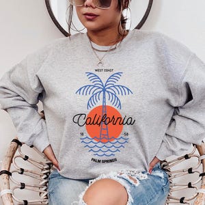Sudadera de Palm Springs, California, camiseta de Palm Springs, camiseta de California, camiseta de Palm Springs, recuerdo de Palm Springs, camiseta familiar a juego