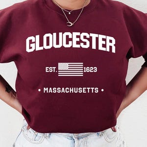 Gloucester Sweatshirt, Gloucester gift Gloucester Shirt, Massachusetts Summer Vacation Trip Gift, Beach Massachusetts Gloucester MA