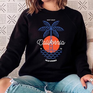 Sudadera de Palm Springs, California, camiseta de Palm Springs, camiseta de California, camiseta de Palm Springs, recuerdo de Palm Springs, camiseta familiar a juego