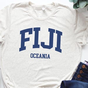 Fiji Tee, Fiji Shirt, Oceania Shirt, Cruise Shirt, Honeymoon Shirt, Fiji TShirt, Vacation Shirt, Retro Beach Shirt, Girls Trip Fiji