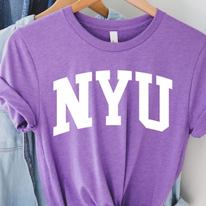 NY Tee, NYU University tshirt, New York University, NYU graduate, Vintage University/College, New York shirt