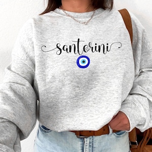 Santorini Sweatshirt, Santorini Shirt, Greek Island Tee, Santorini travel, Mykonos tshirt,Vacation Mode Shirt,Mykonos Shirt