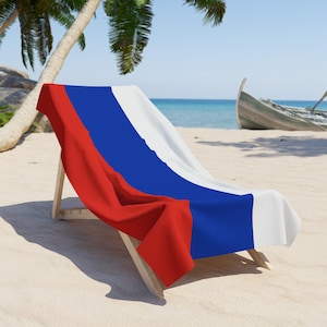 Russia Beach Towel, Russia Flag tovel, Flag of Russia, Russia Flag beach tovel, Russia Country Flag Gift, Russia tovel, Russia Gift