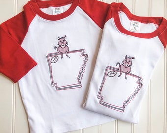 Vintage Hog Raglan or Bodysuit