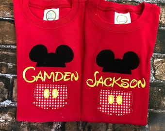 Mickey or Minnie Pant Shirt-Matching Family Disney Shirts