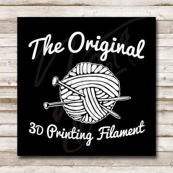 Yarn The Original 3d Printing Filament Square Black And Etsy