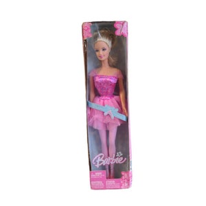 Reduced FREE SHIPPING Vtg 2004 My First Ballet Lesson Barbie Ballerina Doll, NIB