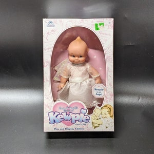 Reduced NIP FREE SHIPPING Vtg 1999 Goldberger Rose O&#39;Neill Angel Kewpie Doll