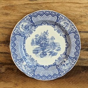 FREE SHIPPING Vtg Spode The Blue Room Collection Victorian First Introduction Series Seasons 11&quot; Dinner Plate, England