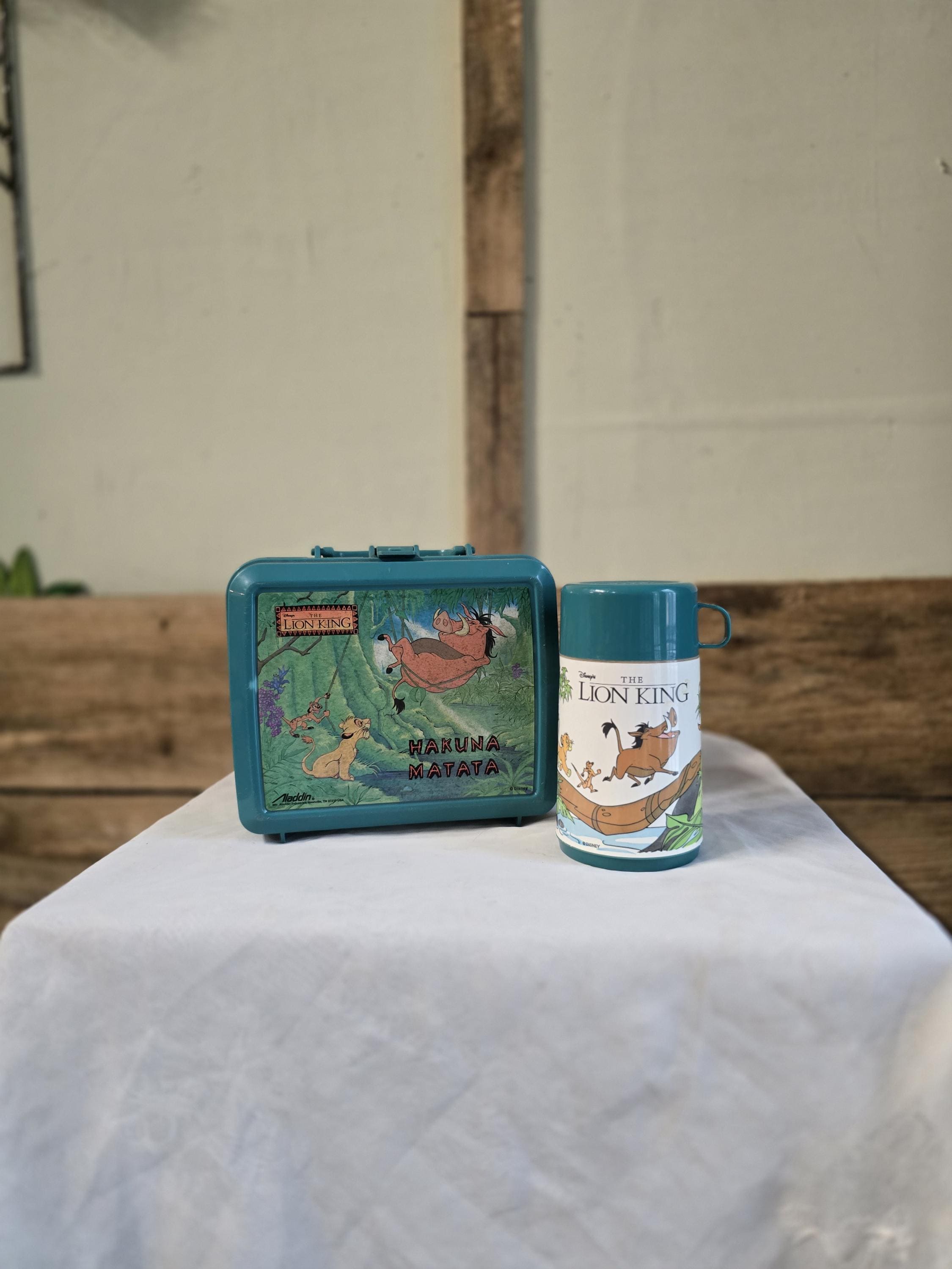 REDUCED NEW Vtg 1990's the Lion King Aladdin Disney Plastic Lunch