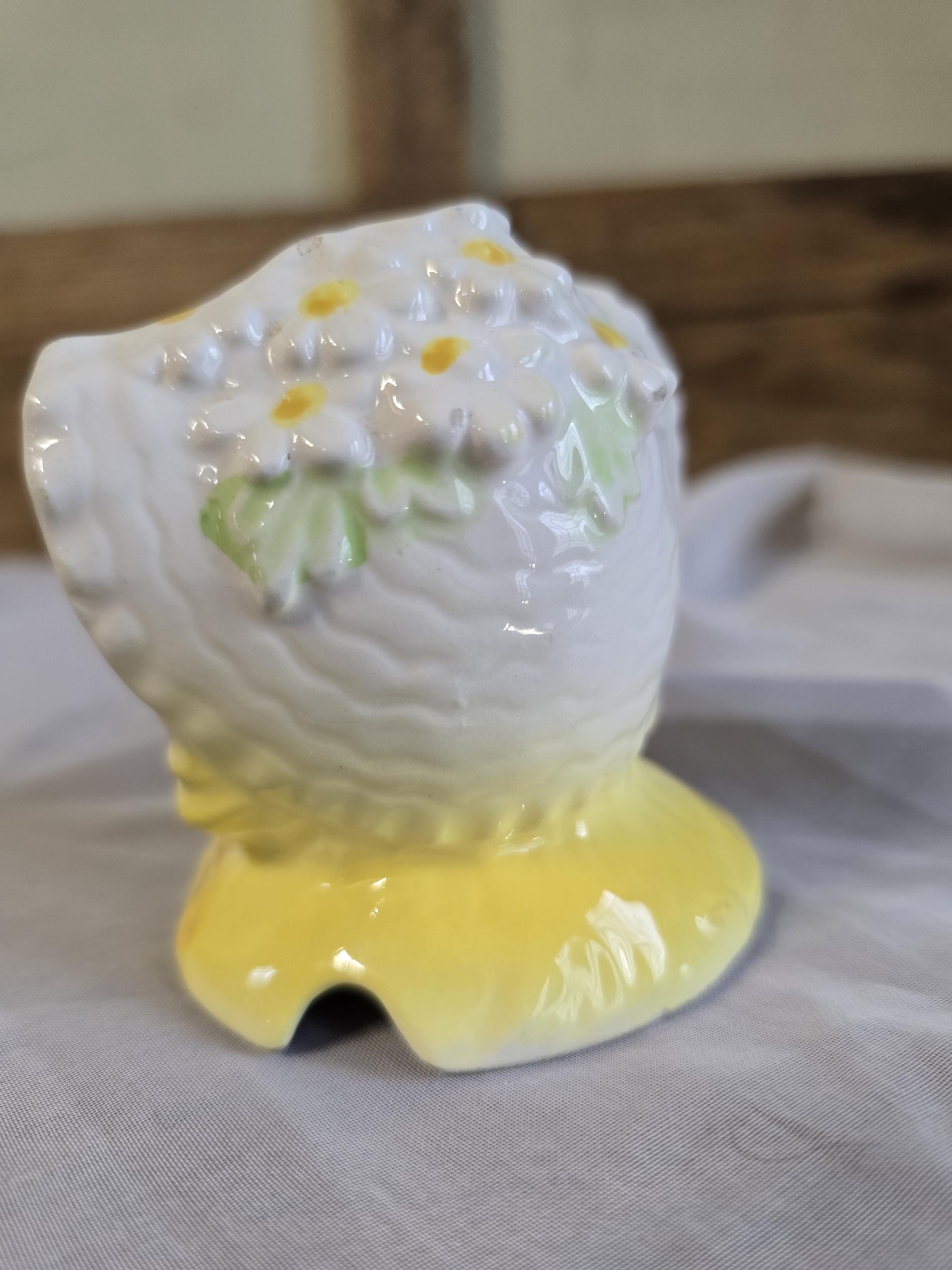 FREE SHIPPING Vtg Mid Century Ceramic Miss Priss Winking Cat