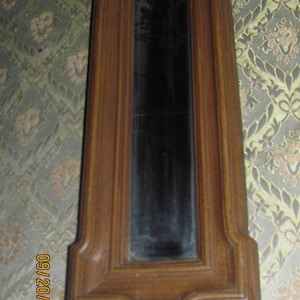 Reduced FREE Shipping Vtg 1981 Homco SYROCO Style Brown Earth Tone Deco Architectural Look Slender Wall MIRROR