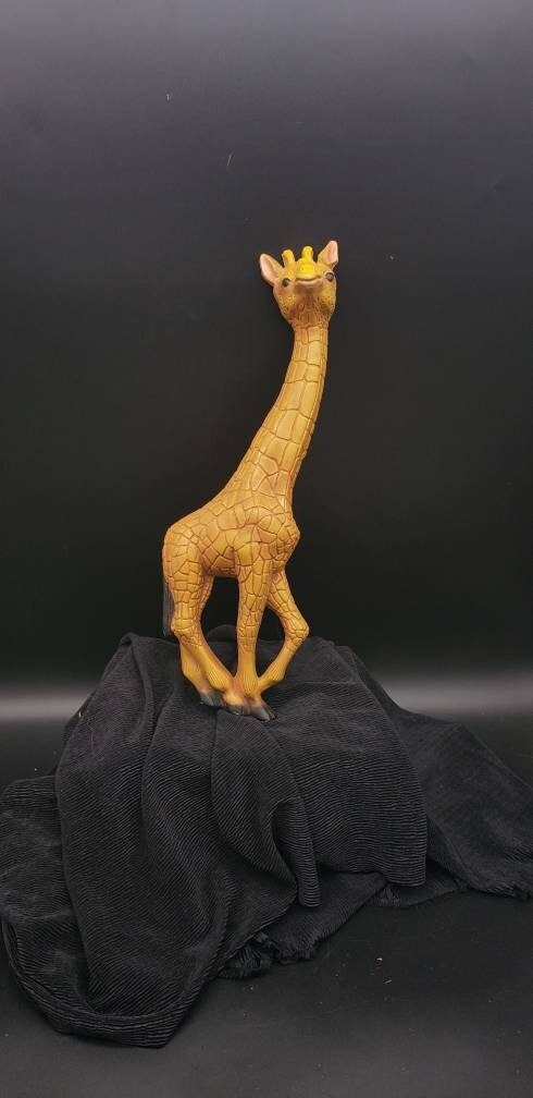 FREE SHIPPING Vtg 1977 Homco Syroco Style 17" Tall Giraffe Wall Plaque #2