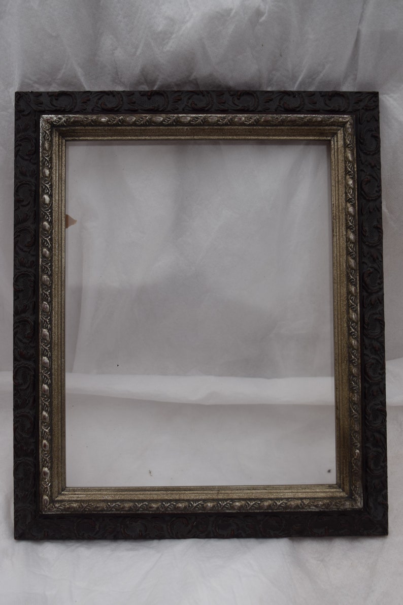 ANTIQUE VERY ORNATE FRAME FLORAL VICTORIAN FOR A PAINTING MIRROR PRINT VINTAGE