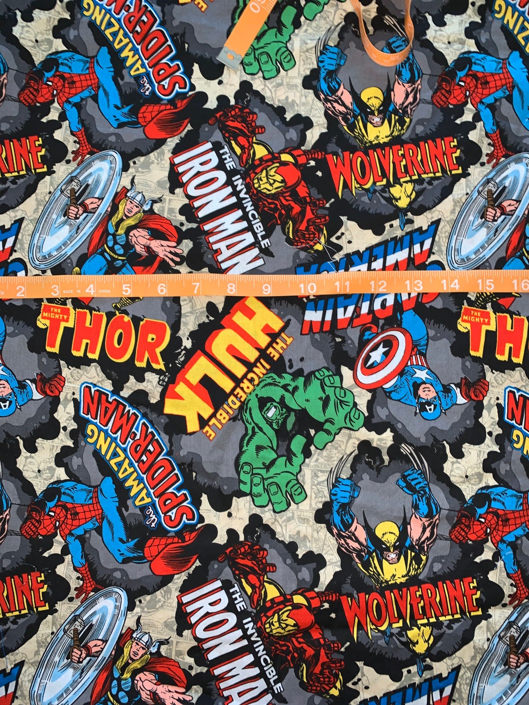 Marvel Avengers Spiderman Hulk Iron Man Captain America Thor Wolverine ...