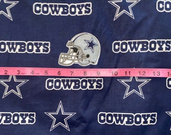 Dallas Cowboys NFL football 100% Cotton Fabric 1 yard 36x56