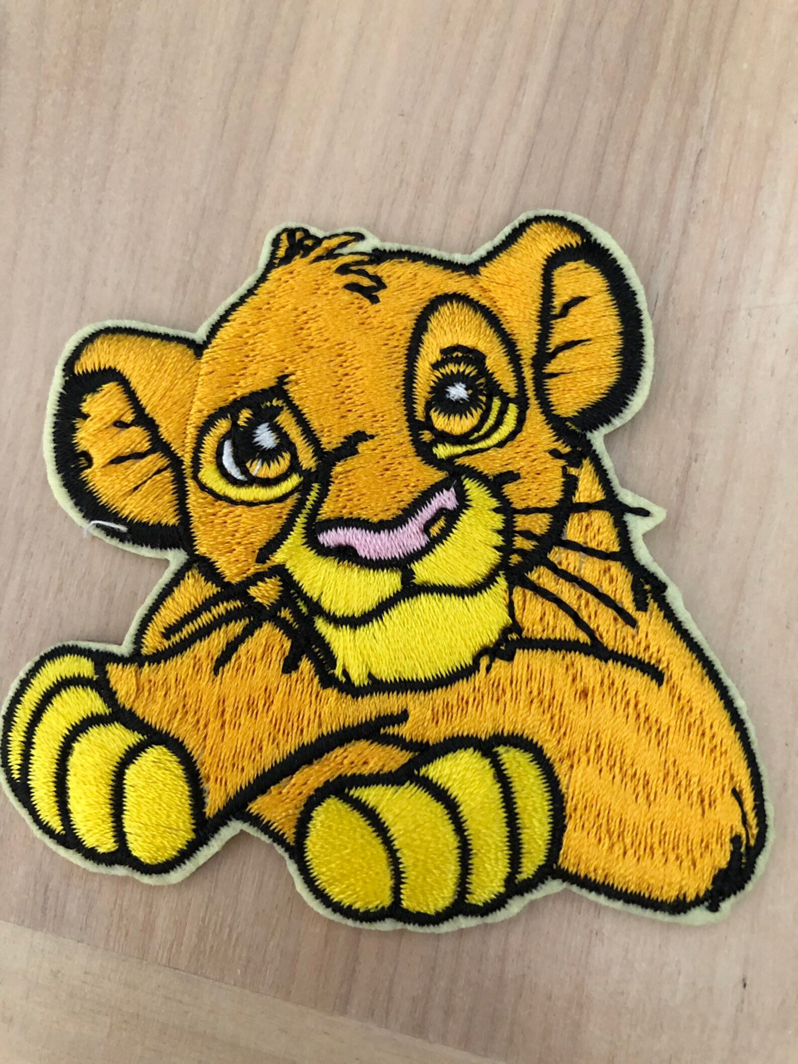 Disney Lion King Simba Embroidered Patch Iron on to Shirt | Etsy