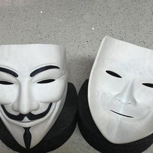 Guy Fawkes Mask - V for Vendetta Cosplay - Anonymous Protest Mask & Costume Accessory - A+ Moms Day Gift for Politically Active Moms!