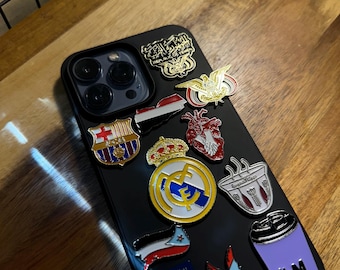 Metal stickers for phone cases