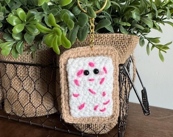 Gehäkelter Amigurumi Pop Tart PopTart Schlüsselanhänger