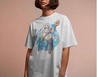 Frieren Anime Graphic Tee: Unisex Manga Shirt