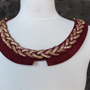 Cute    applique  with chain 1   pieces listing