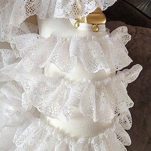 Cute Ruffled Trim White Color 1 Yards Listing 2 Inch Wide/sewing Trim ...