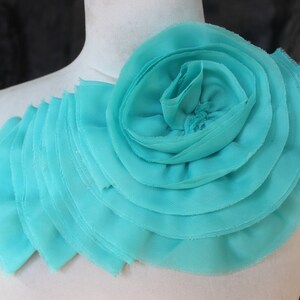 Nice ruffled  applique yoke   1 pieces listing
