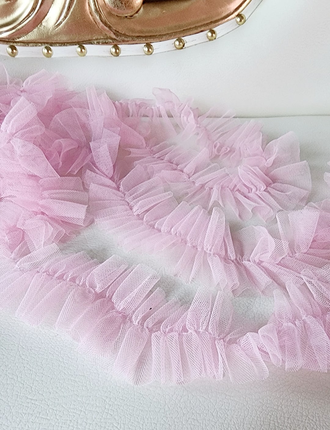 Pink Ruffle Trim, 2 Inch Wide, 1 Yard - Etsy